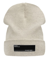IM NOT BEBE iapka flis beige melange