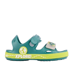 8862 Coqui Sandle Jungle green/Citrus amulet